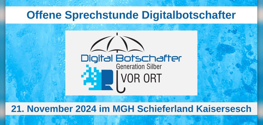 Offene Sprechstunde Digitalbotschafter